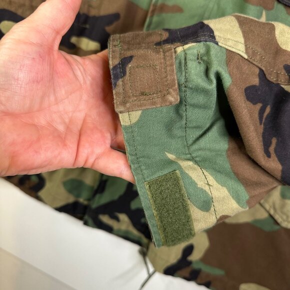 Vintage Military Coat, Cold Weather, Field Woodland Camouflage Pattern Sz L Reg - Picture 5 of 16